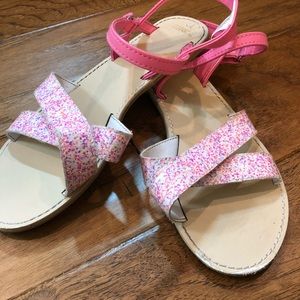 Gymboree Pink Confetti Sandals
